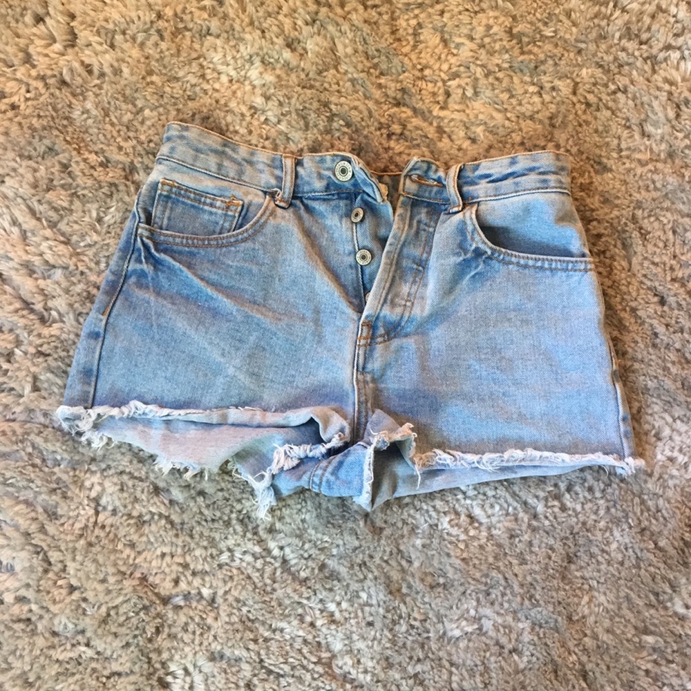 Denim jean shorts